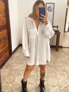 Camisa Oversize Branca-1