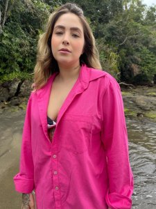 Camisa Tulum Rosa Chiclete-2