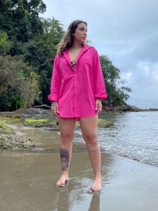 Camisa Tulum Rosa Chiclete-1