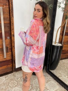 Camisa Oversize Flowers-3